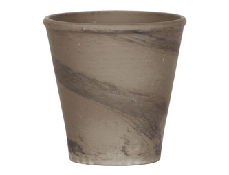 Květník ROSA BASALT keramický d14/16x16cm