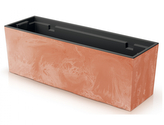 Truhlík URBI CASE BETON samozavlažovací plastový 77x24x25cm