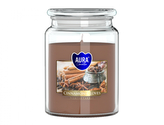 Svíčka ve skle SKOŘICE-HŘEBÍČEK vonná 500g