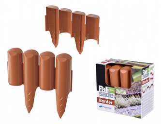 Palisáda plastová terakota 2,5x0,13m 10ks Palisáda plastová terakota 2,5x0,13m 10ks