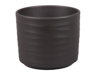 Obal na květník WAVE VÁLEC keramický matný d14x16cm