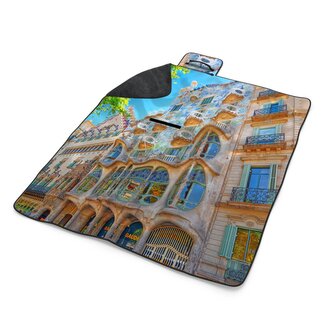 Plážová deka Barcelona Gaudi Casa Batllo 2: 200x140 cm Plážová deka Barcelona Gaudi Casa Batllo 2: 200x140 cm