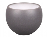 Obal na květník LUNA STRUKTUR keramický matný d23x18cm