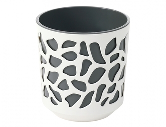 Obal na květník DUET plastový d19x20cm