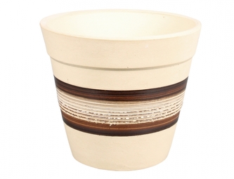 Květník ASTREA přírodní kamenina d22cm