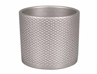 Obal na květník ZEUS DOTS CHRISTMAS keramický lesklý d15cm