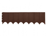 Obruba GARDEN FENCE hnědá 5,9x0,16m