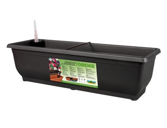 Truhlík TORENIE samozavlažovací plastový matný 60cm