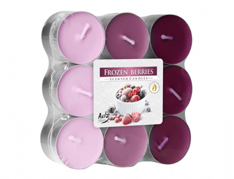 Svíčka čajová MRAŽENÉ OVOCE vonná 18ks