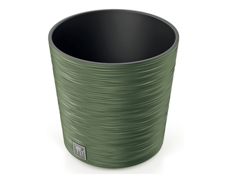 Obal na květník FURU ROUND 2v1 plastový d30x30cm