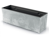 Truhlík URBI CASE BETON samozavlažovací plastový 60x18x20cm
