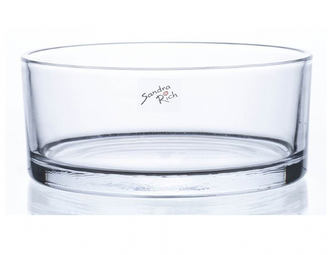 Miska KLASIK strojní výroba skleněná d19x8cm MOM