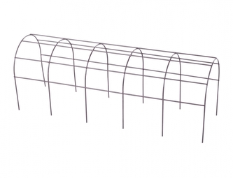 Mřížka LAUBE opěrná pro truhlíky kovová hnědá 60cm