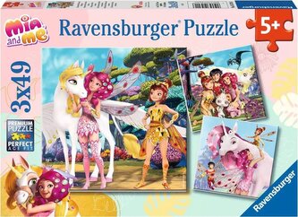 RAVENSBURGER Puzzle Mia a já 3x49 dílků