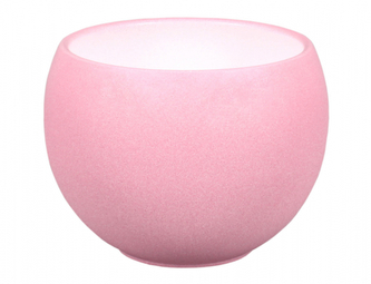 Obal na květník LUNA STRUKTUR keramický matný d17x13cm