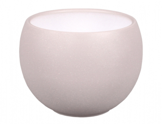 Obal na květník LUNA STRUKTUR keramický matný d17x13cm