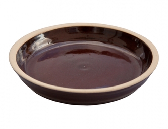 Podmiska pod květník CAMPANULA přírodní kamenina 34cm