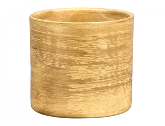 Obal na květník MUCHA TEAK keramický matný d14x13cm