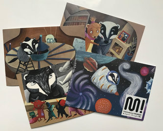 Sada pohlednic - Jezevec Chrujda (5 ks)