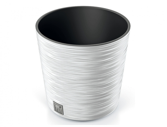 Obal na květník FURU ROUND 2v1 plastový d30x30cm