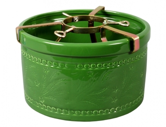 Stojan pod vánoční stromek keramický v15cm d26cm