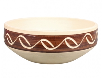 Žardinka EUCALYPTA přírodní kamenina d34cm