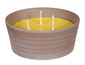 Svíčka proti hmyzu CITRONELLA žardinka 850g d18x7cm