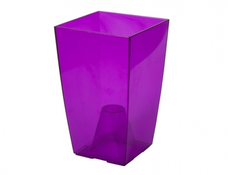 Obal na květník FINEZIA plastový 13x13x20cm