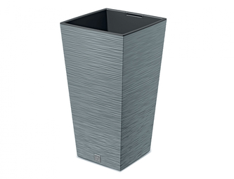 Obal na květník FURU SQUARE 2v1 plastový 24x24x45cm