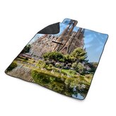 Plážová deka Barcelona Sagrada Familia: 200x140 cm