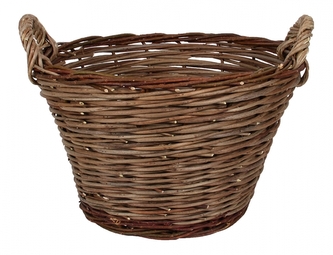 Koš hospodářský akátový tmavě hnědý 47x30cm