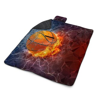 Plážová deka Basketbalový míč: 200x140 cm Plážová deka Basketbalový míč: 200x140 cm