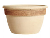 Květník CAMPANELLA GRAFFIATO keramický d43x26cm