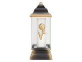 Lampa hřbitovní MARIE skleněná 170g 13x13x34cm