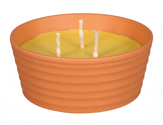 Svíčka proti hmyzu CITRONELLA žardinka 850g d18x7cm