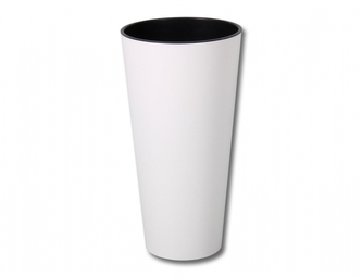 Obal na květník TUBUS SLIM plastový matný d25x48cm