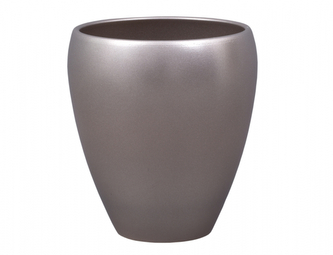 Obal na květník LUNA ORCHID METALIKA keramický mat d14x16cm