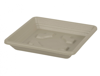 Podmiska pod květník QUADRATO plastová 42x42cm