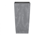 Obal na květník URBI SQUARE BETON 2v1 plastový 22x22x42cm