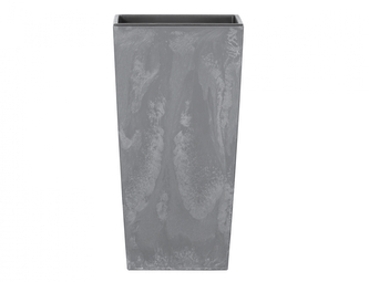 Obal na květník URBI SQUARE BETON 2v1 plastový 22x22x42cm