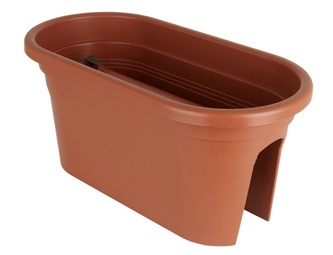 Truhlík VENEZIA BALCONY na zábradlí plastový 60cm