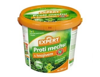 Přípravek EXPERT na trávník proti mechu s hnojivem 10kg