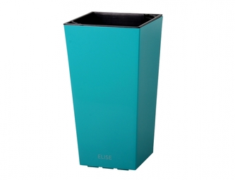 Obal na květník ELISE plastový lesklý 20x20x36cm