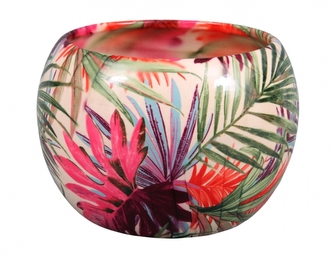 Obal na květník MANES PALMA keramický lesklý d13x13cm