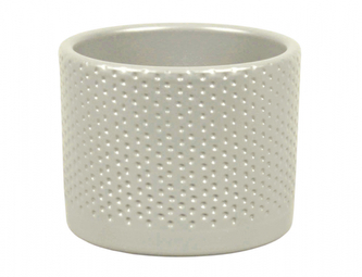 Obal na květník ZEUS DOTS keramický matný d15cm Obal na květník ZEUS DOTS keramický matný d15cm