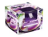 Svíčka ve skle BORŮVKOVÝ CHEESECAKE vonná 80g