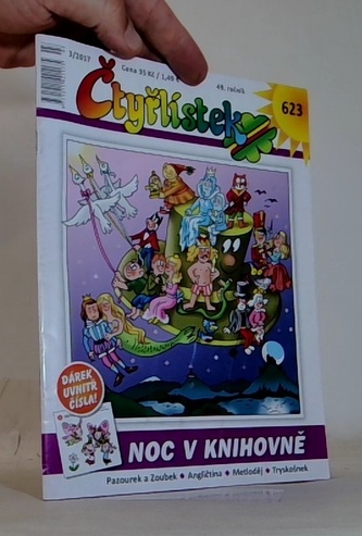 Čtyřlístek-noc v knihovně
