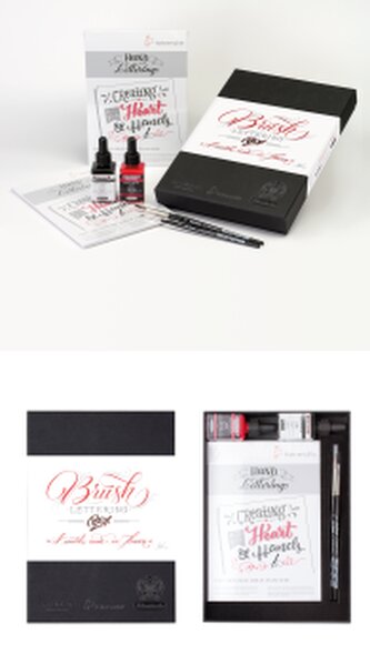 Sada Brush Lettering Box pro kaligrafii