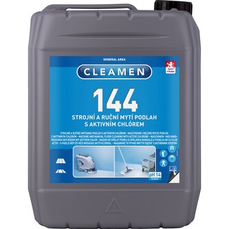 CLEAMEN 144 strojní a ruční mytí podlah s aktivním chlórem 5L
