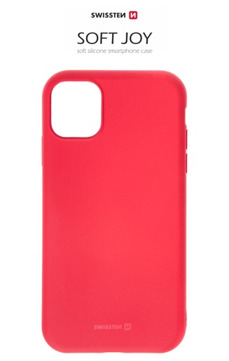 POUZDRO SWISSTEN SOFT JOY PRO APPLE IPHONE 11 ČERVENÉ